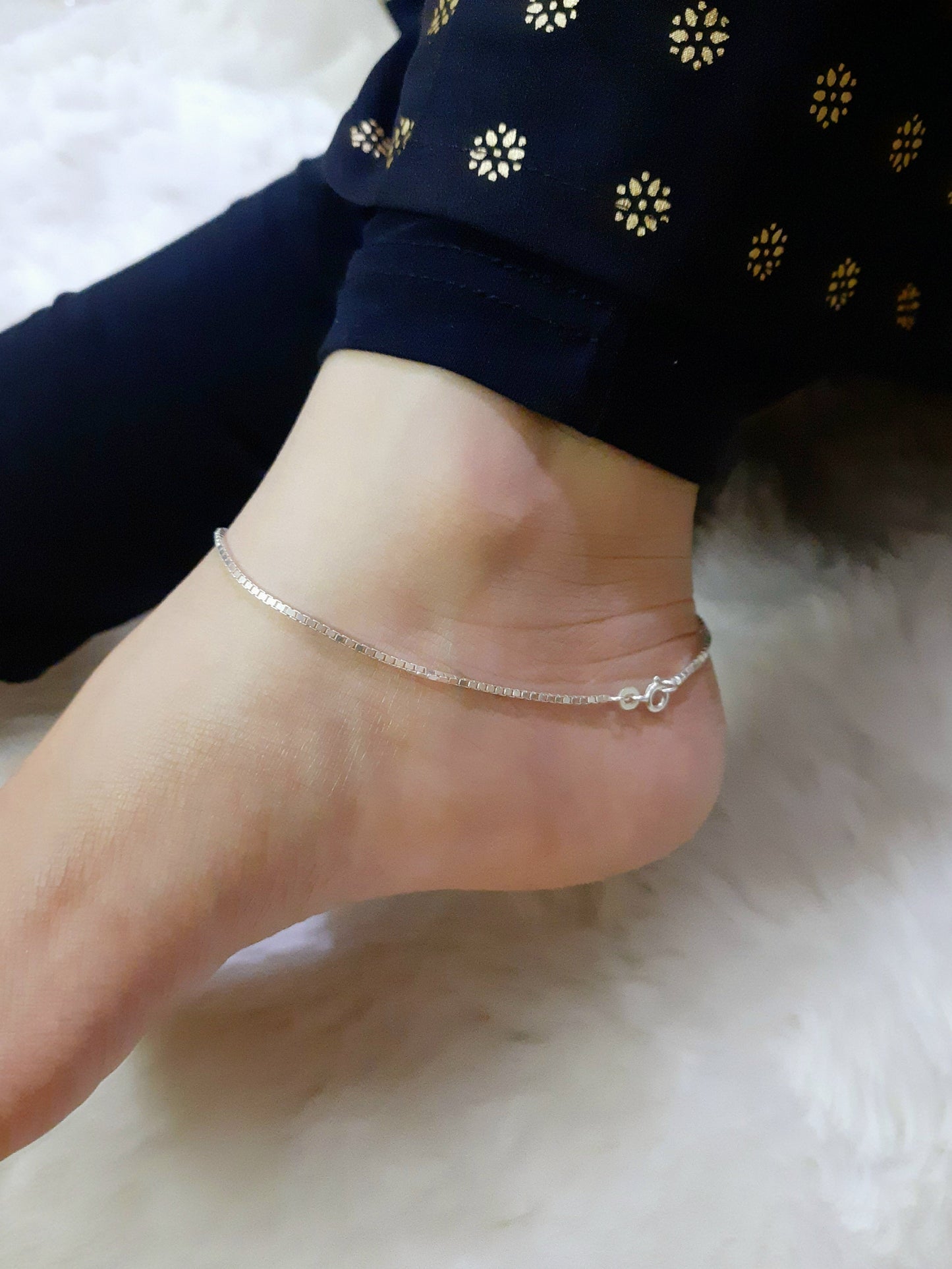 Box Chain Anklet