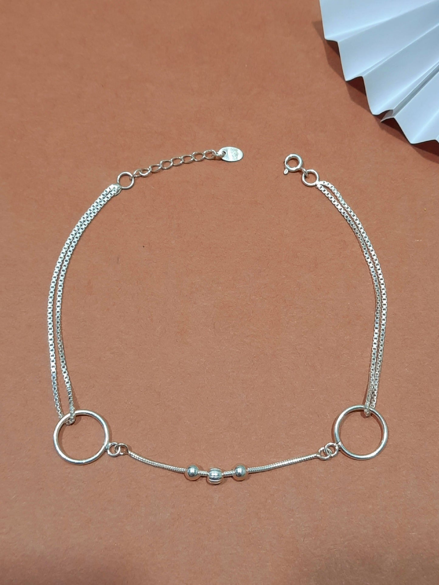 Rings & Dancing Ball Anklet